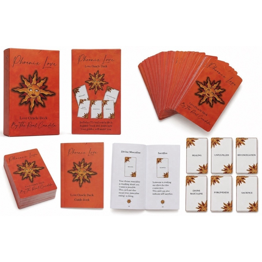 Phoenix Love Love Oracle Deck The Real Candela 77 Card Boxed Set Guidebook